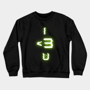 I <3 U mean I Love You Crewneck Sweatshirt